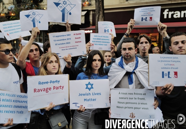 Marche de solidarité avec israel et les israeliens à l appel du crif