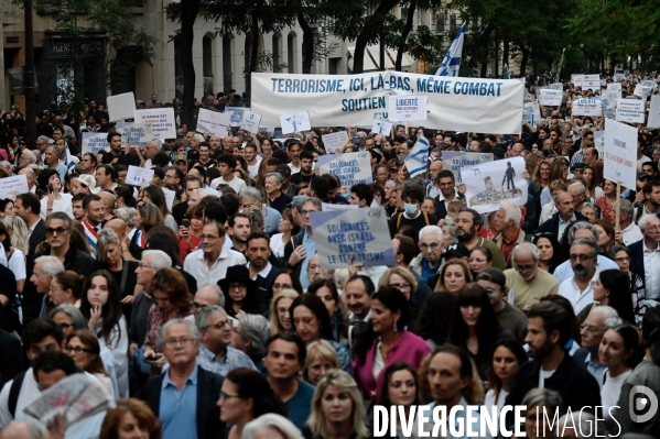 Marche de solidarité avec israel et les israeliens à l appel du crif