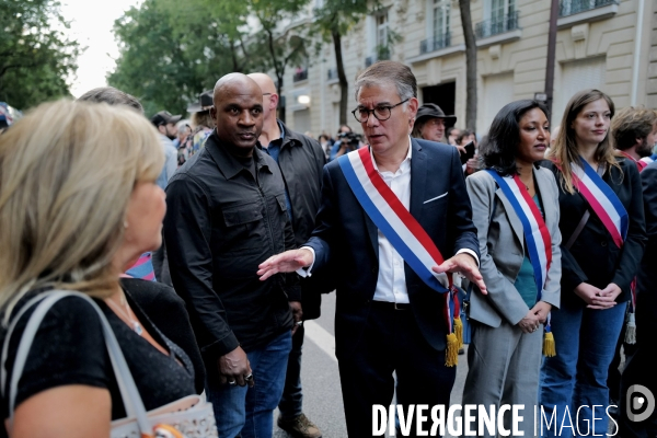 Marche de solidarité avec israel et les israeliens à l appel du crif