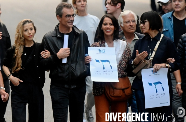 Marche de solidarité avec israel et les israeliens à l appel du crif