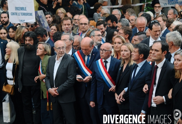 Marche de solidarité avec israel et les israeliens à l appel du crif