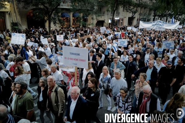 Marche de solidarité avec israel et les israeliens à l appel du crif