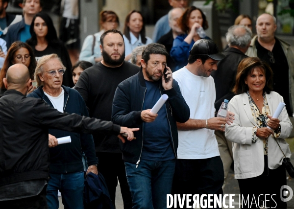 Marche de solidarité avec israel et les israeliens à l appel du crif