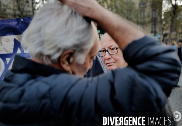 Marche de solidarité avec israel et les israeliens à l appel du crif