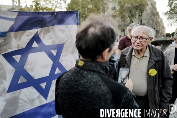 Marche de solidarité avec israel et les israeliens à l appel du crif