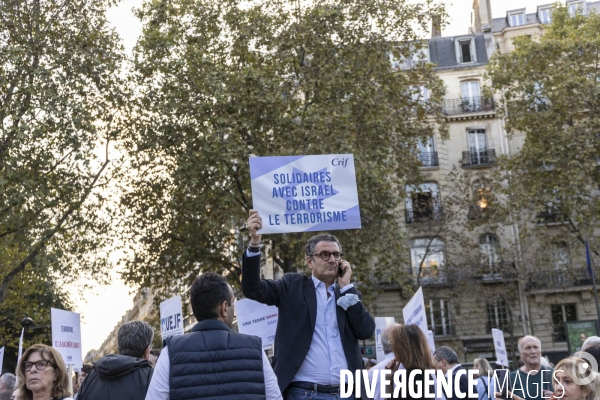 Marche de solidarite avec Israel