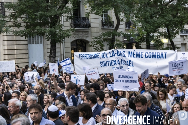 Marche de solidarite avec Israel