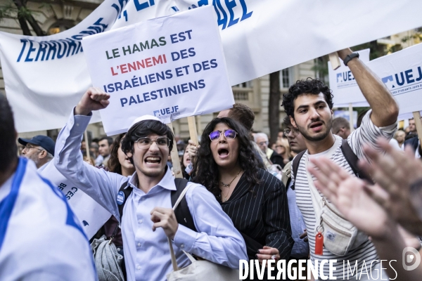 Marche de solidarite avec Israel