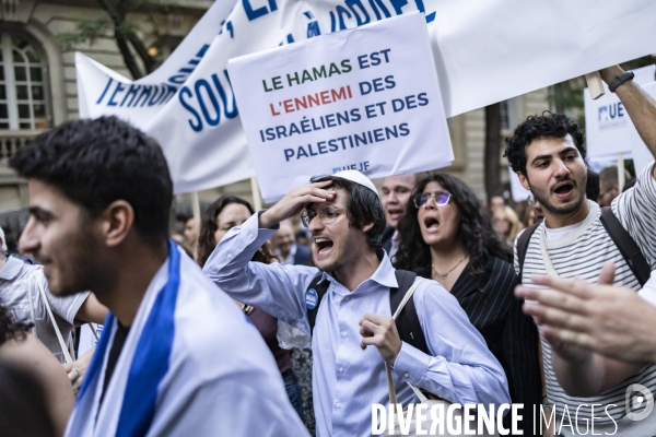 Marche de solidarite avec Israel