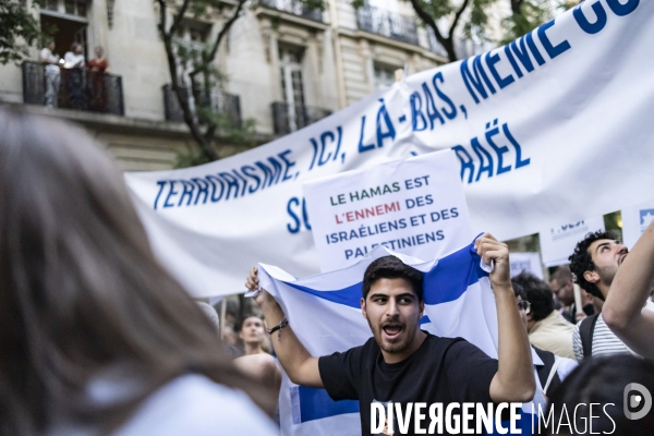 Marche de solidarite avec Israel