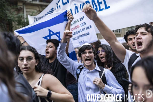 Marche de solidarite avec Israel