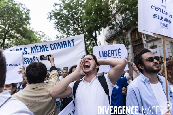 Marche de solidarite avec Israel