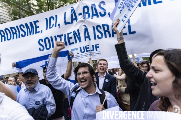 Marche de solidarite avec Israel