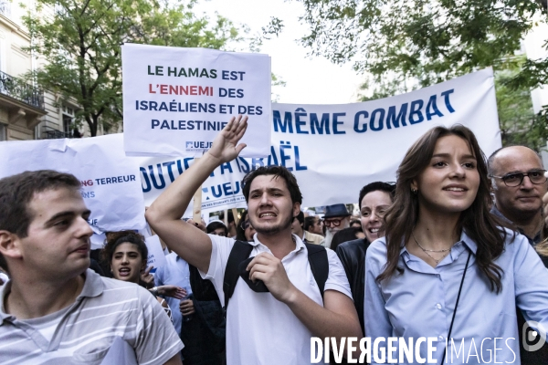 Marche de solidarite avec Israel