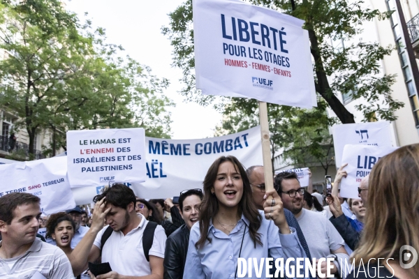 Marche de solidarite avec Israel