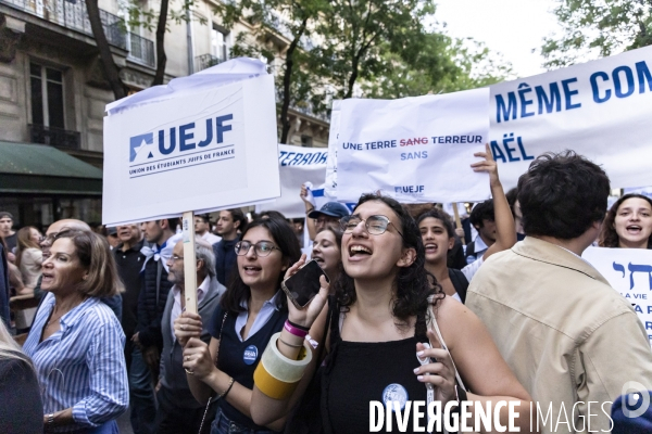 Marche de solidarite avec Israel