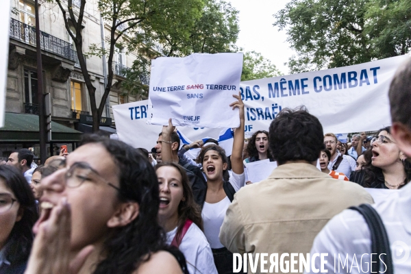 Marche de solidarite avec Israel