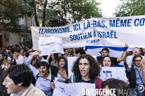 Marche de solidarite avec Israel