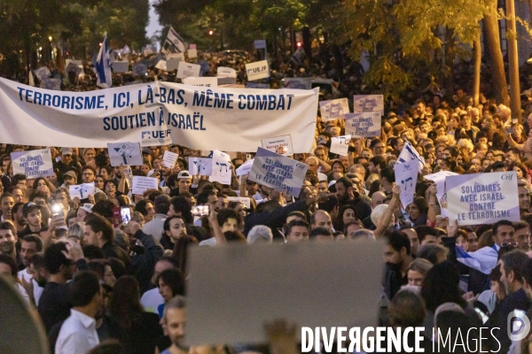 Marche de solidarite avec Israel