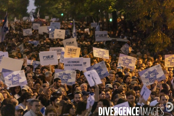 Marche de solidarite avec Israel