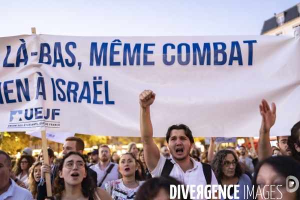 Marche de solidarite avec Israel