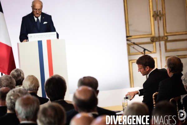 Emmanuel macron - les 65 ans de la constitution