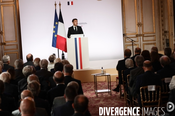 Emmanuel macron - les 65 ans de la constitution