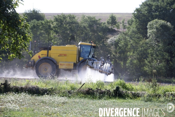 Epandage de pesticide