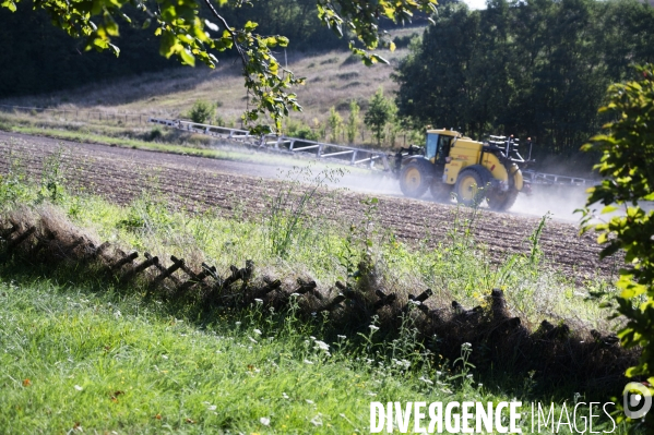 Epandage de pesticide