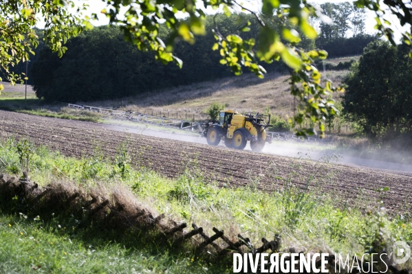 Epandage de pesticide