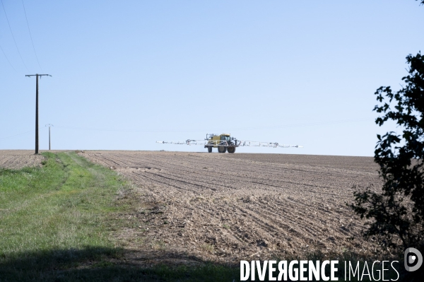 Epandage de pesticide