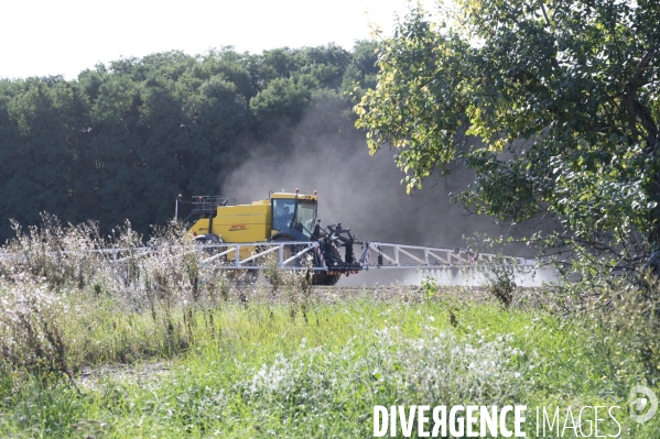 Epandage de pesticide
