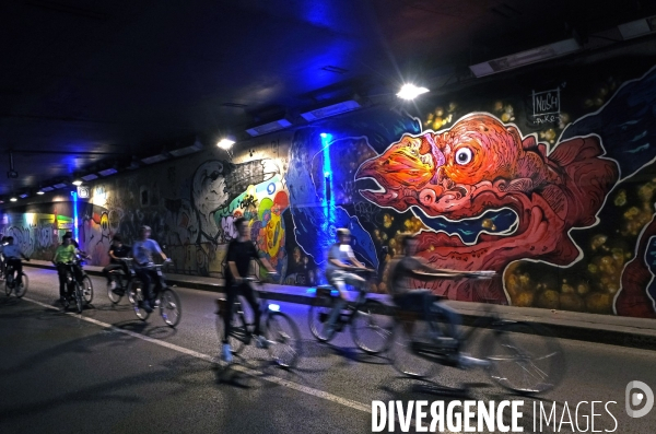 Le tunnel des Tuileries, 1600 métres de street art