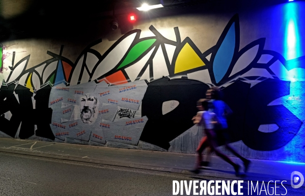 Le tunnel des Tuileries, 1600 métres de street art