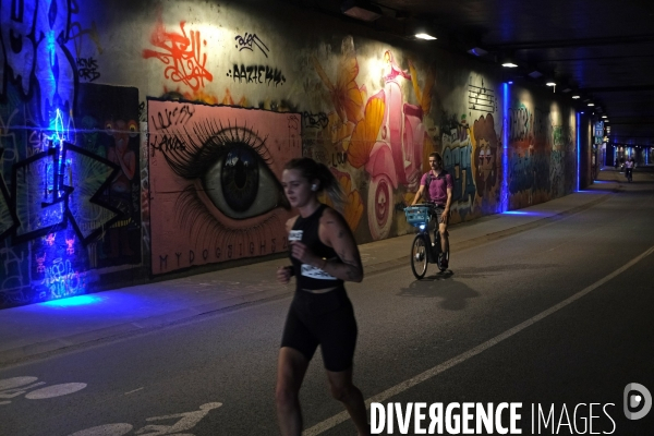 Le tunnel des Tuileries, 1600 métres de street art