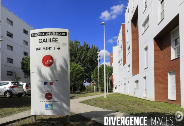 Résidence étudiante sur le campus de Talence