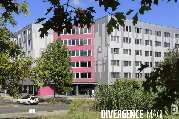 Résidence étudiante sur le campus de Talence