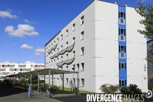 Résidence étudiante sur le campus de Talence