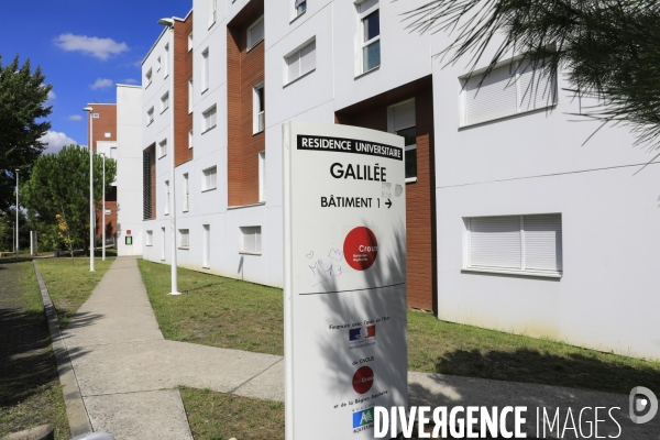 Résidence étudiante sur le campus de Talence
