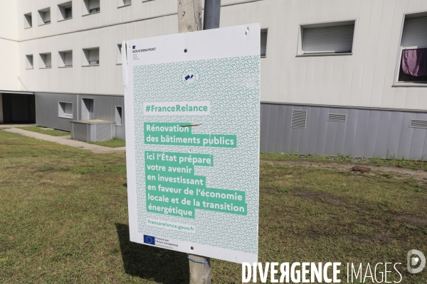 Résidence étudiante sur le campus de Talence