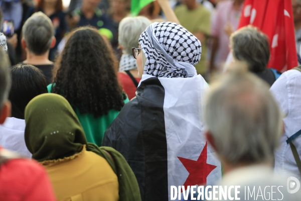 Manifestation à Bordeaux en soutien au peuple palestinien.