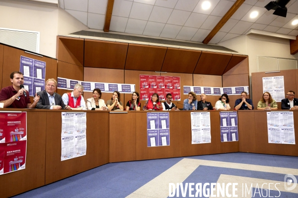 Conference presse organisations syndicales européennes