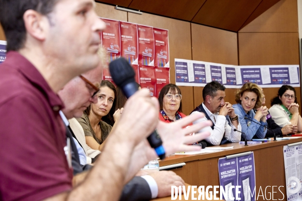 Conference presse organisations syndicales européennes