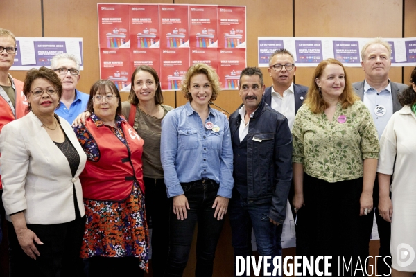 Conference presse organisations syndicales européennes