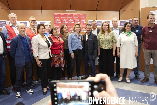 Conference presse organisations syndicales européennes