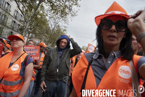 Marche contre l austérité, la hausse des salaires et la justice sociale