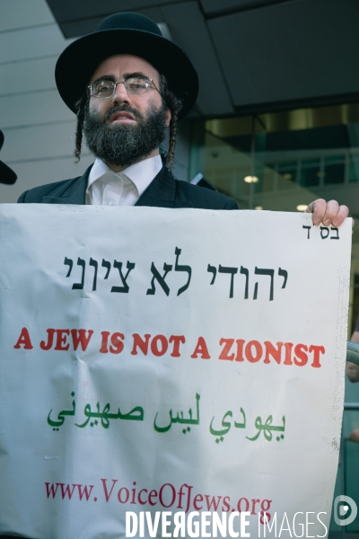 Manifestation à New York en soutien des Palestiniens et de Gaza