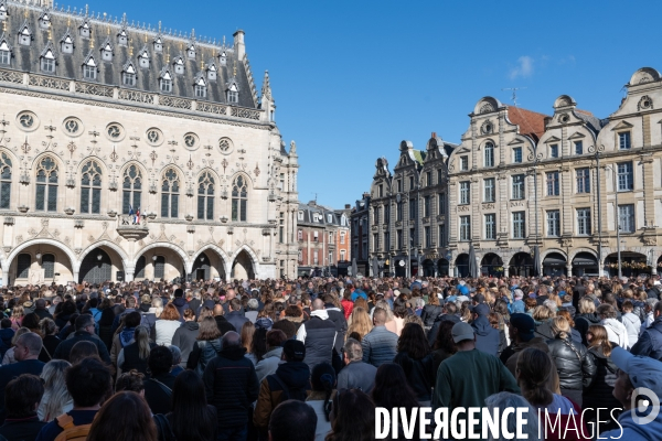 Hommage a Arras a Dominique Bernard