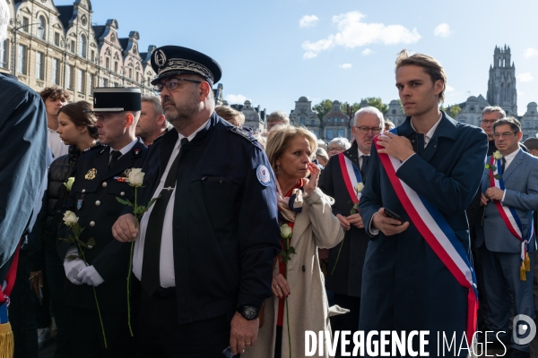 Hommage a Arras a Dominique Bernard