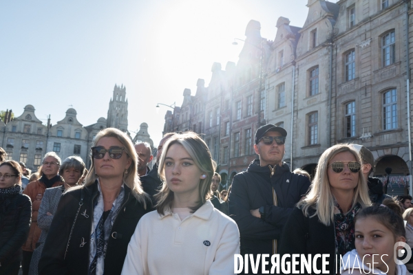 Hommage a Arras a Dominique Bernard